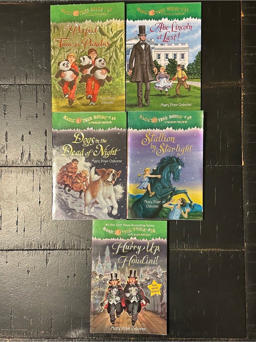 BUNDLE & SAVE! Magic Tree House Merlin Missions Paperbacks 5-Book Lot -(46-50)